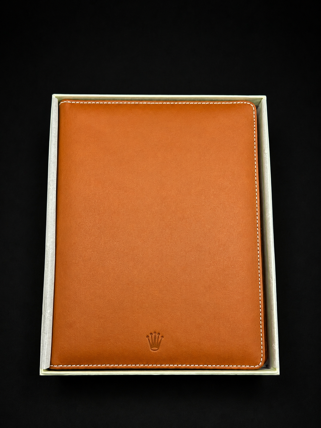 Rolex Leather Writing Portfolio