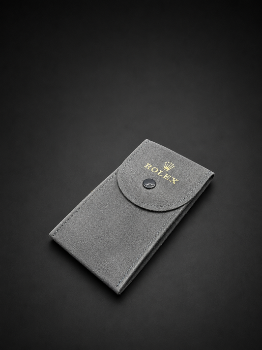 Rolex Grey Suede Watch Pouch