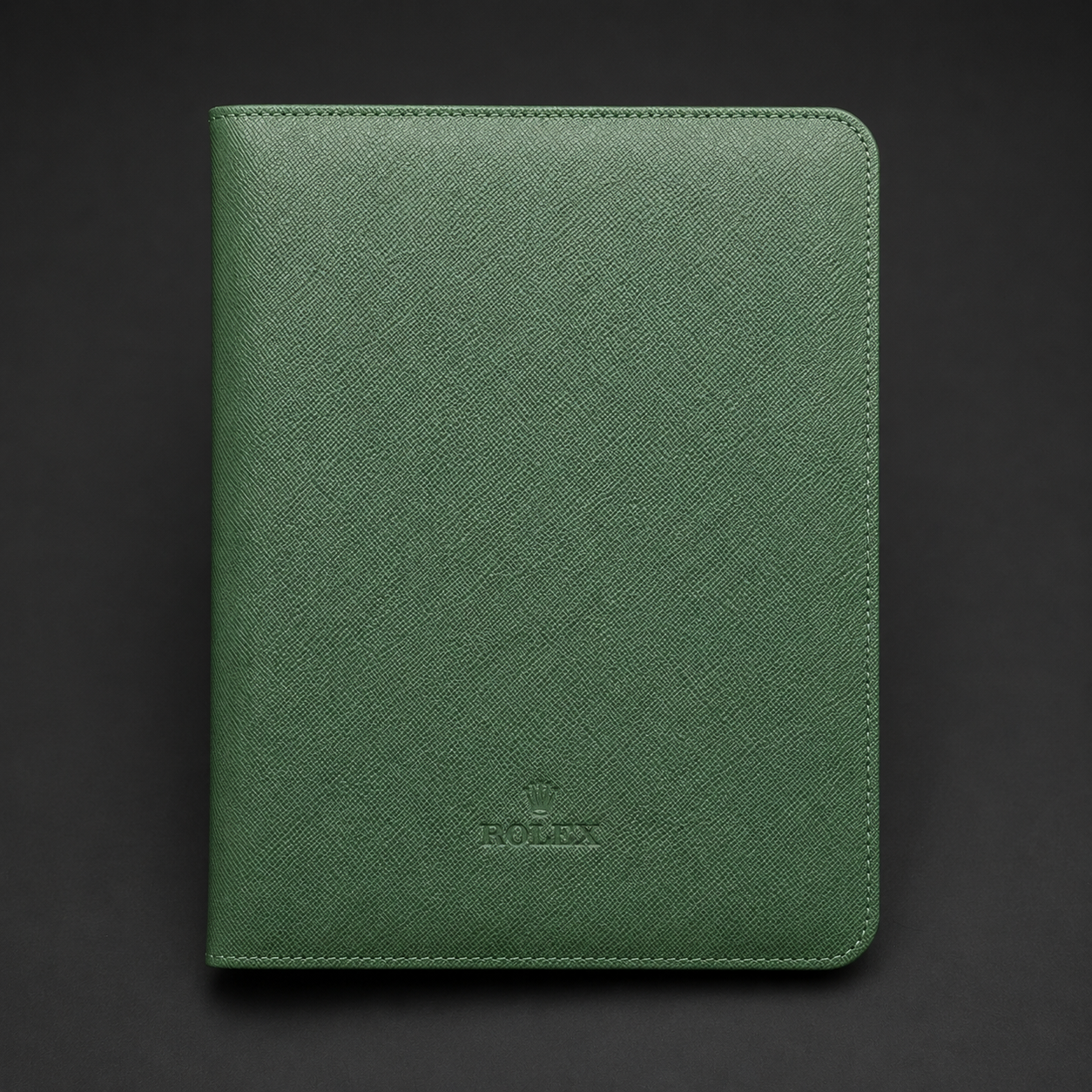 Rolex Green Leather Document Holder