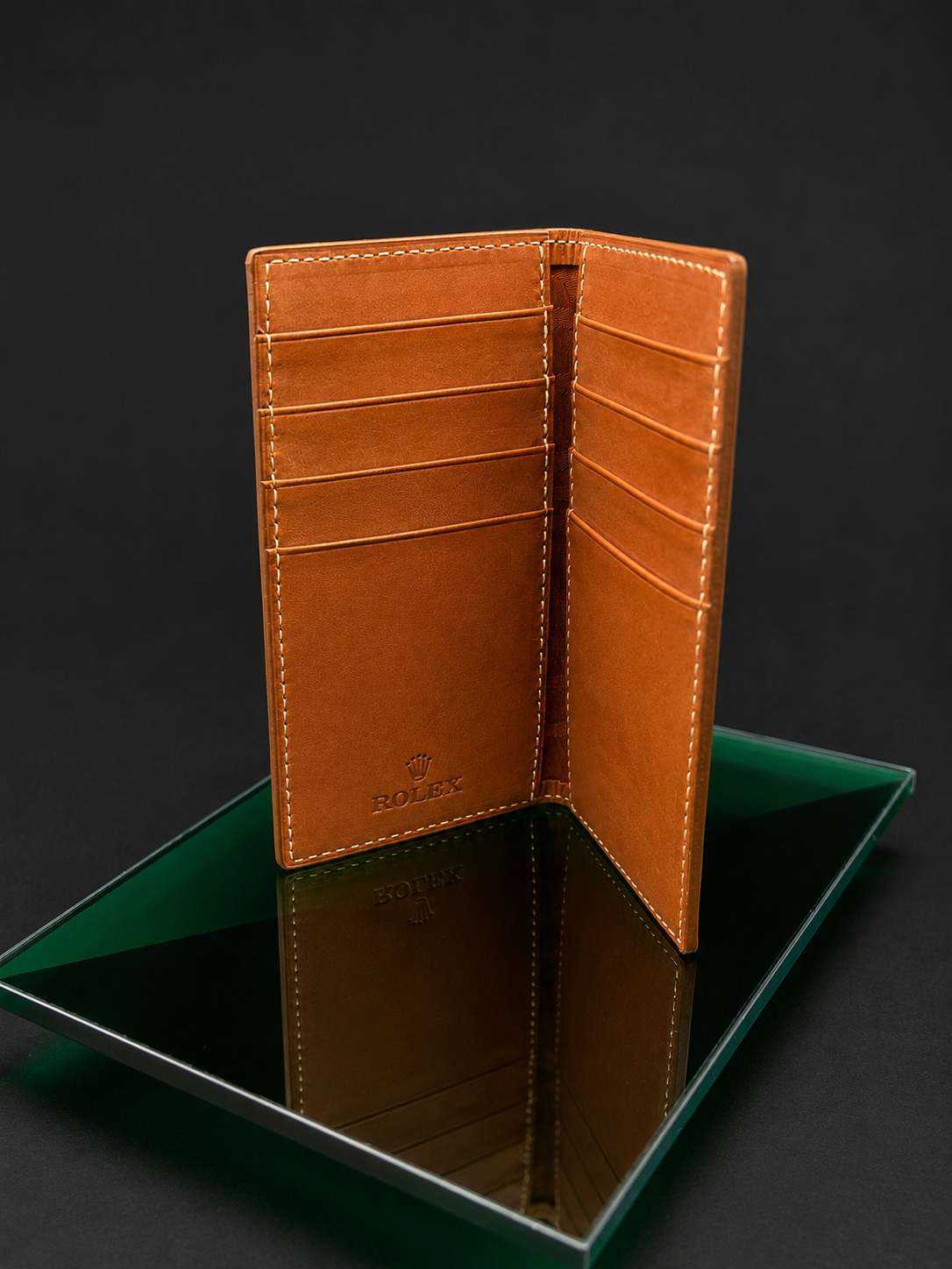 Rolex Leather Card Holder