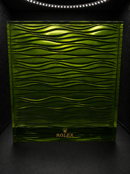 Rolex Green Crystal Display Stand