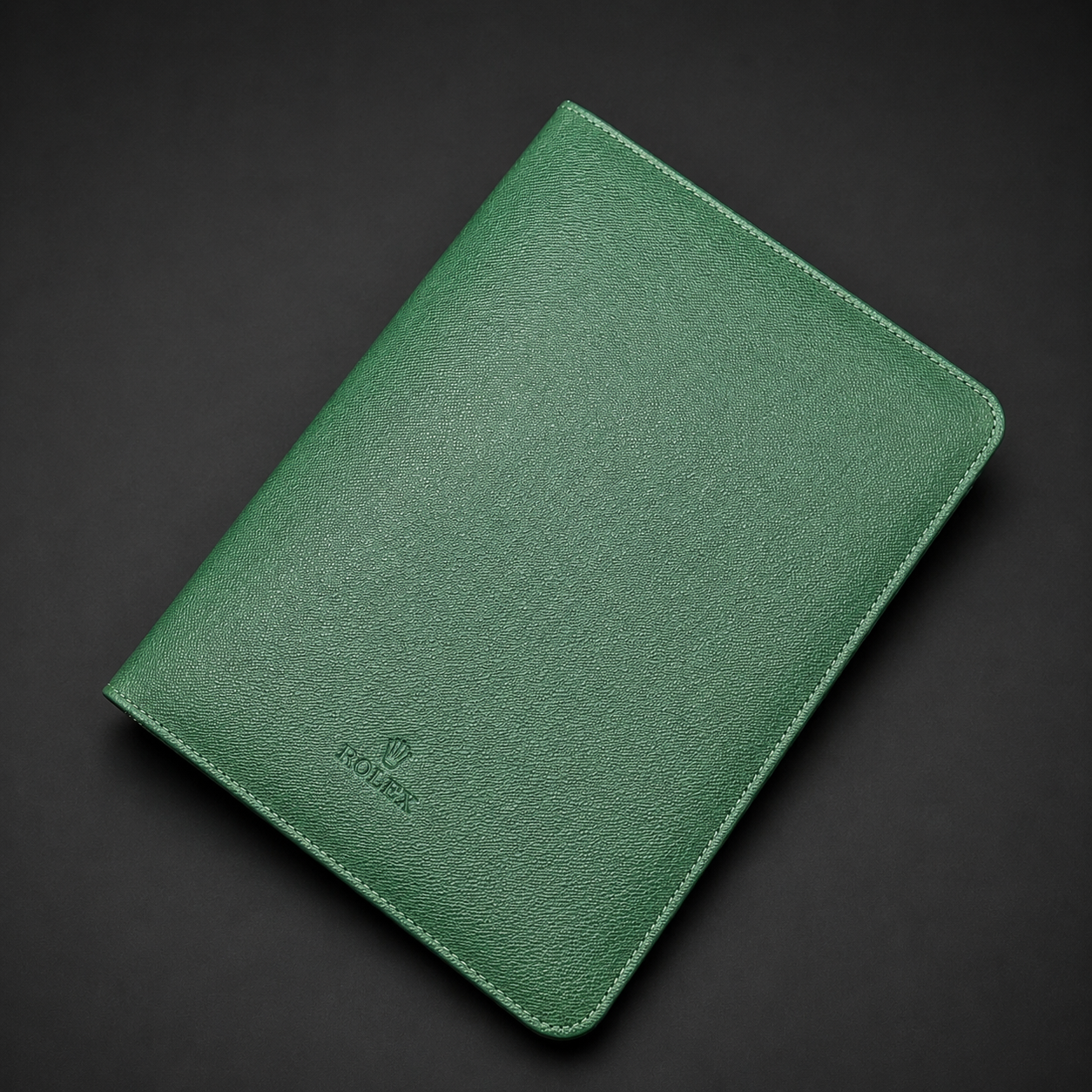Rolex Green Leather Document Holder