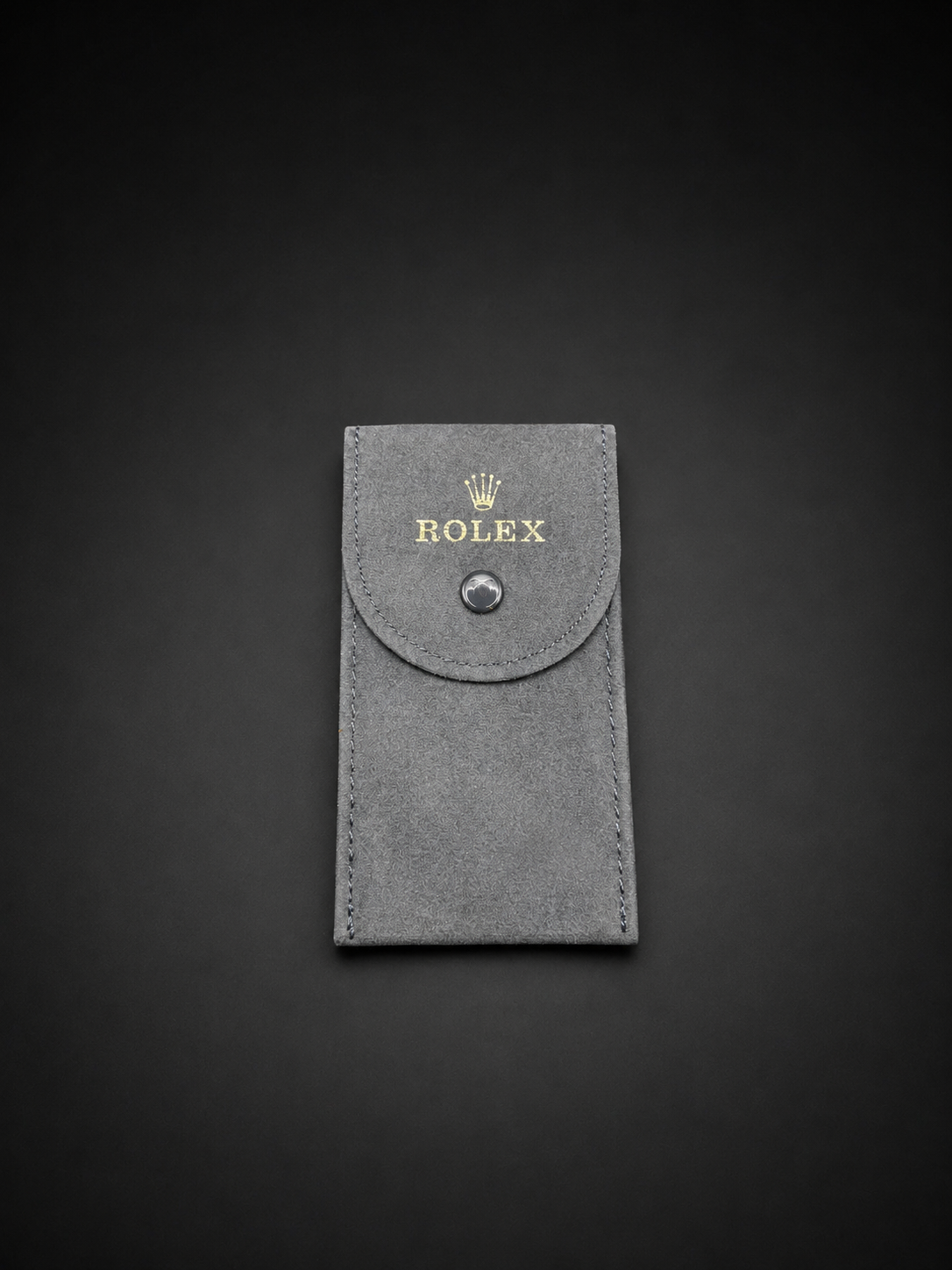 Rolex Grey Suede Watch Pouch