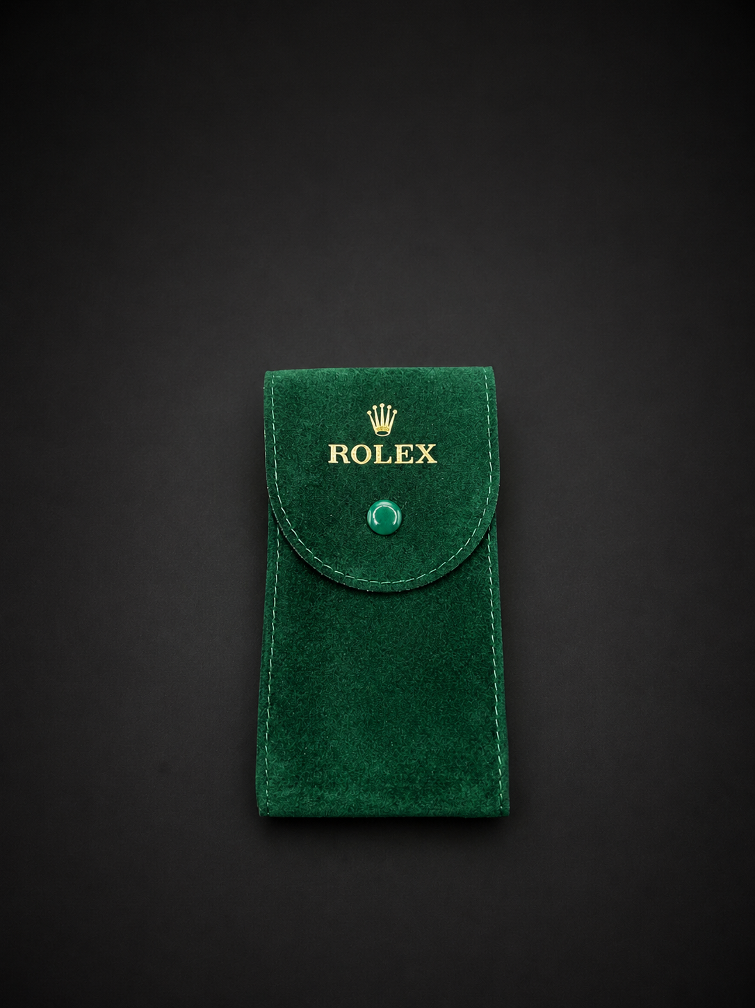 Rolex Green Suede Watch Pouch