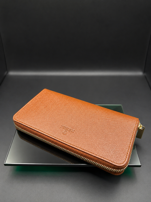 Rolex Leather Zip-Around Wallet