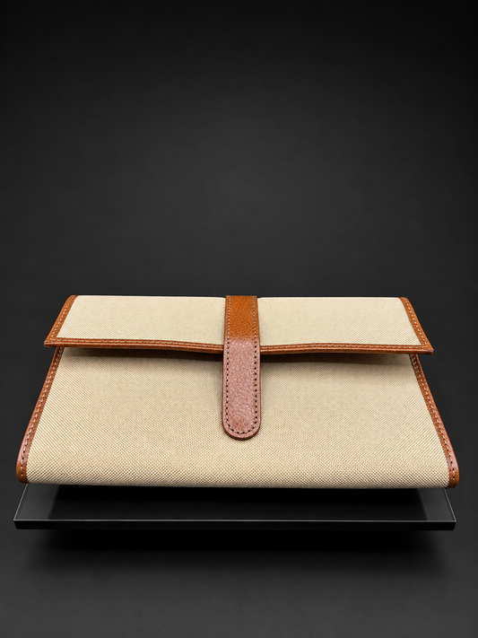 Rolex Canvas & Leather Travel Pouch