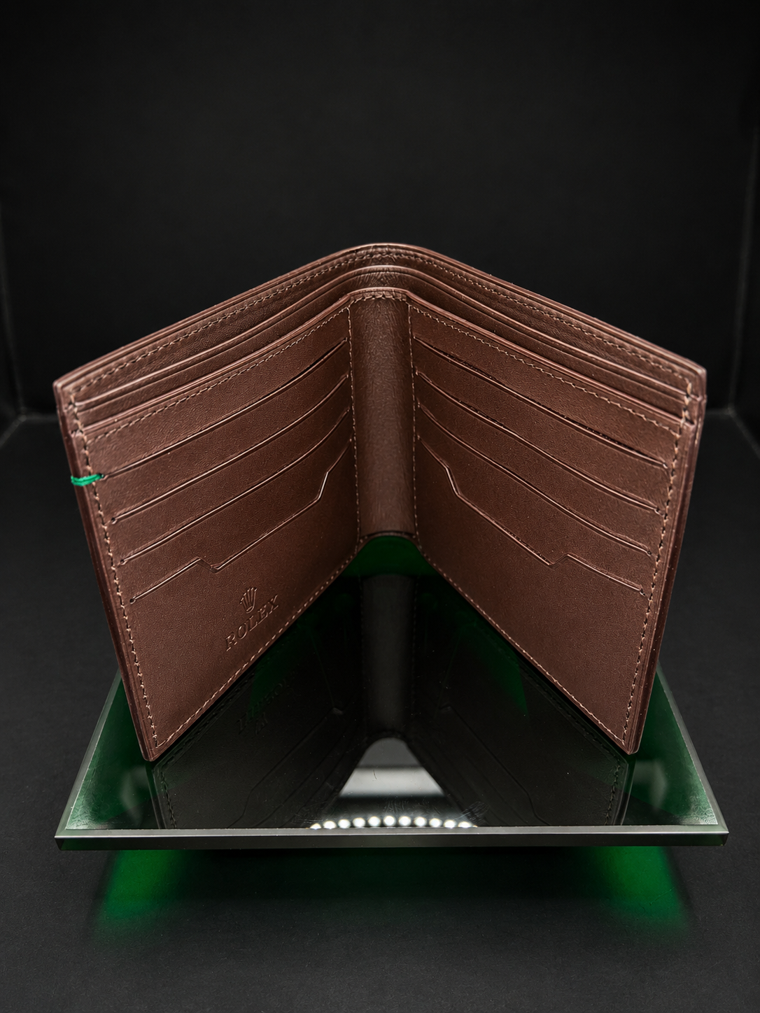 Rolex Leather Bifold Wallet