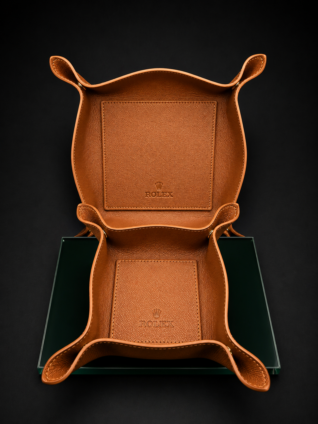 Rolex Leather Valet Tray