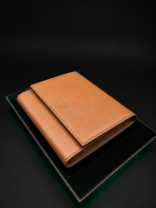 Rolex Leather Passport Holder