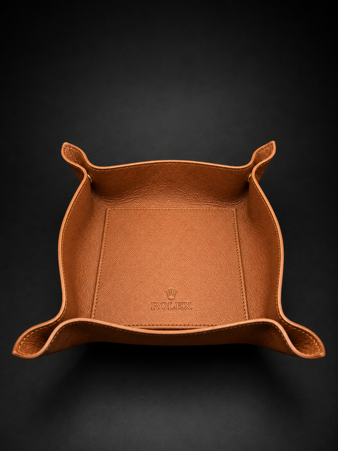 Rolex Leather Valet Tray