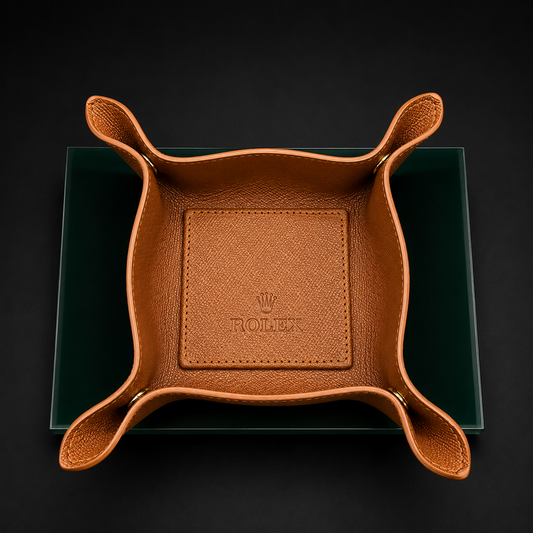 Rolex Leather Valet Tray