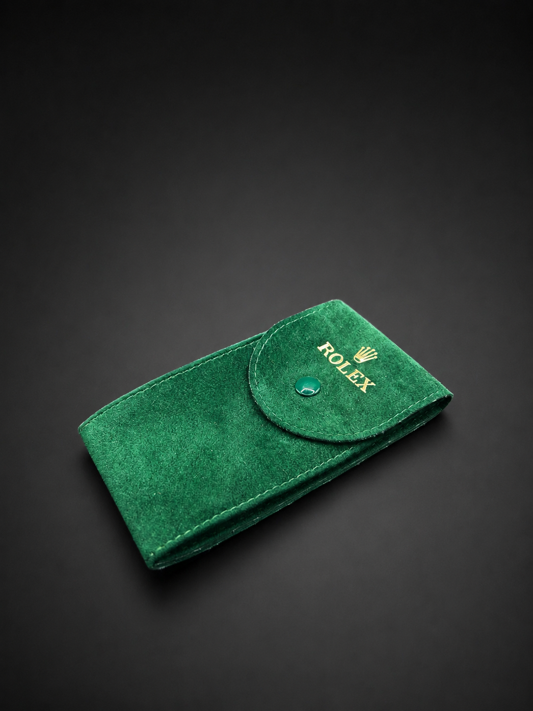 Rolex Green Suede Watch Pouch