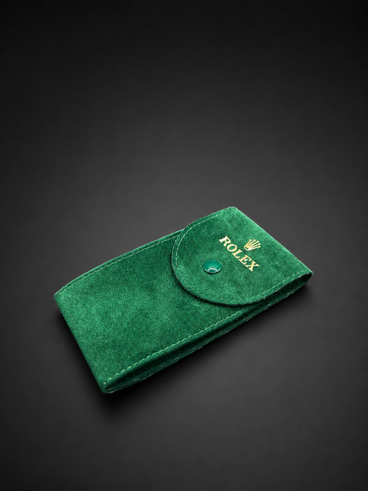 Rolex Green Suede Watch Pouch