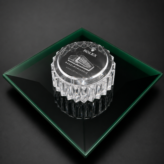 Rolex Baselworld 2013 Crystal Paperweight