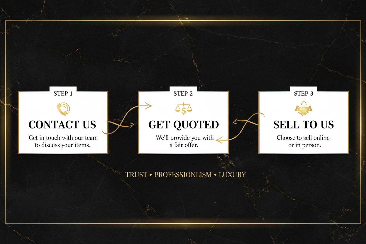 Luxury 3-Step Selling Process Banner